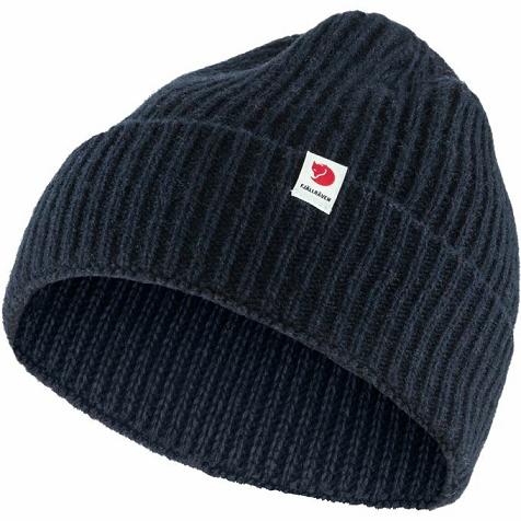 Fjallraven Logo Beanies Navy Singapore For Women (SG-577562)